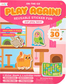Play Again Reusable Stickers Pet Play Land