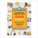 Trucks & Diggers Invite Digital Download