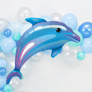 Blue 42 Inch Giant Dolphin Party Balloon