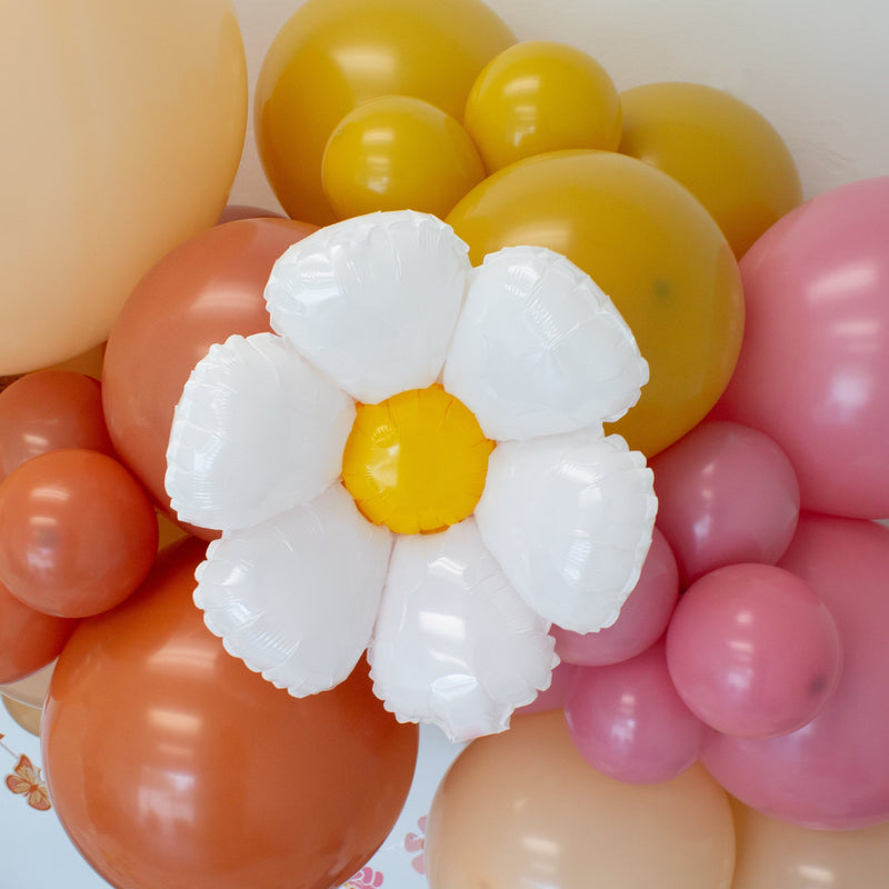 Daisy White and Yellow Balloons (3-Pack)