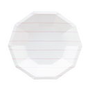 Lilac Frenchie Striped Large Plates, Daydream Society