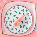 Holly Jollity Holly Print Dinner Plates from Jollity & Co 