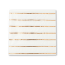 Rose Gold Frenchie Striped Large Napkins, Daydream Society