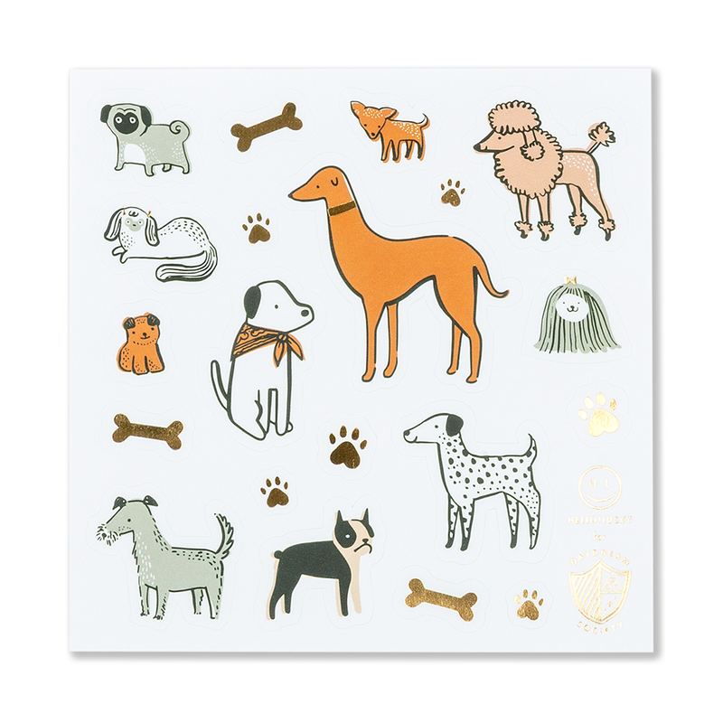 Bow Wow Sticker Set by Daydream Society