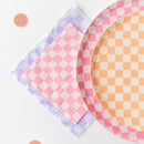 Check It! Purple Posse Large Napkins