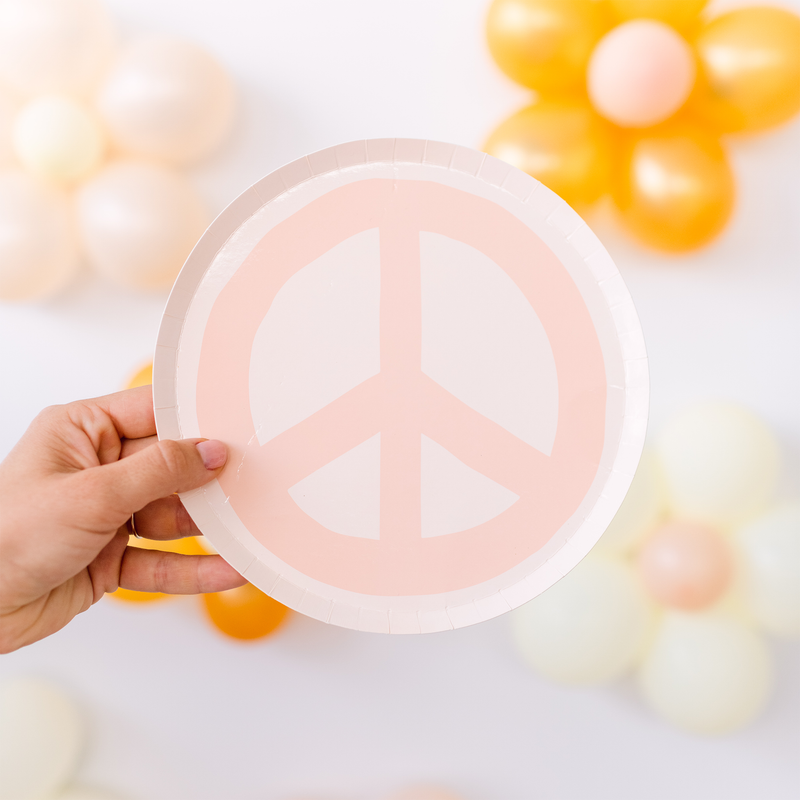Peace & Love Peace Dessert Plates, Jollity & Co.