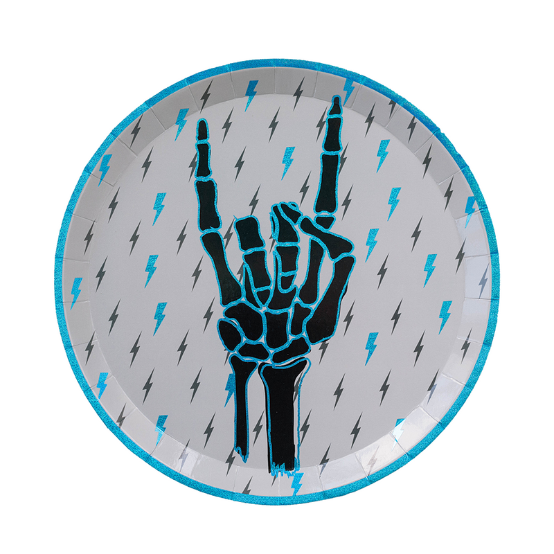 Spooktacular Skeleton Hand Dinner Plates from Jollity & Co
