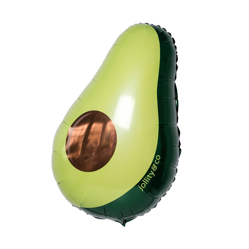 Avocado Mylar Balloons, Packaged from Jollity & Co