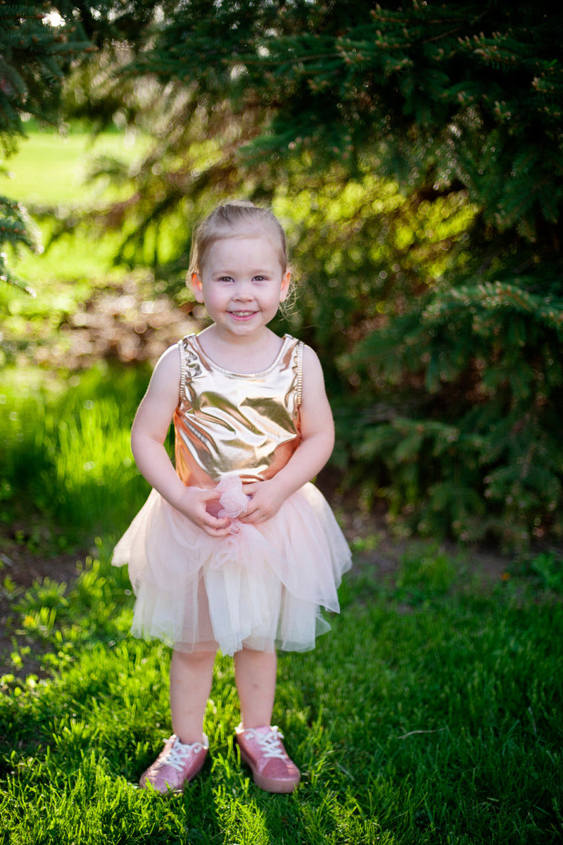Ballet Tutu Dress Gold (Size 3-4)