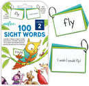 100 Sight Words Level 2 Literacy Flash Cards