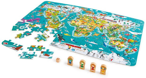 2-in-1 World Tour Puzzle and Game