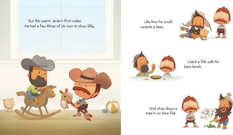 Mustache Baby Meets His Match Board Book