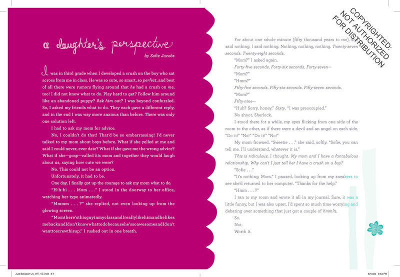 Just Between Us: Mother & Daughter revised edition: The Original Bestselling No-Stress, No-Rules Journal