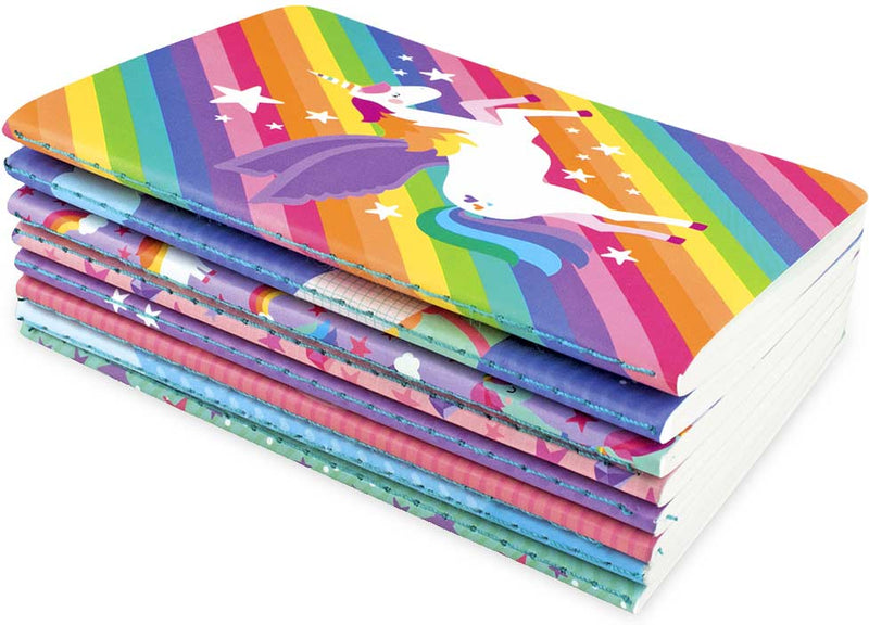 Mini Pocket Pal Journals - Unique Unicorns (Set of 8)