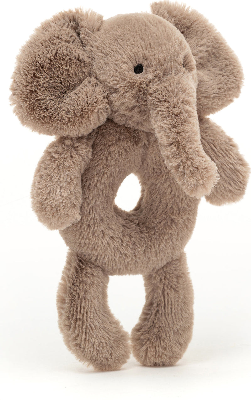 Smudge Elephant Ring Rattle