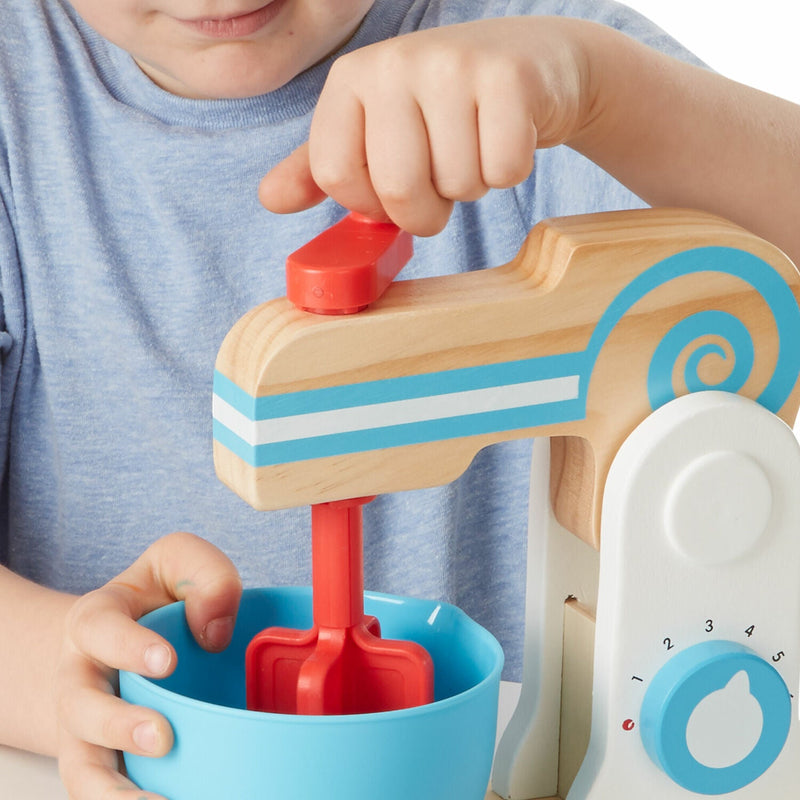 Wooden Make-a-Cake Mixer Set