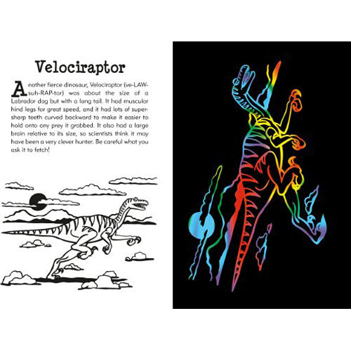 Jurassic and Beyond Scratch and Sketch: An Art Activity Book for Prehistoric Adventurers of All Ages