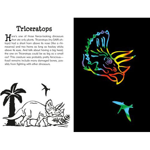 Jurassic and Beyond Scratch and Sketch: An Art Activity Book for Prehistoric Adventurers of All Ages