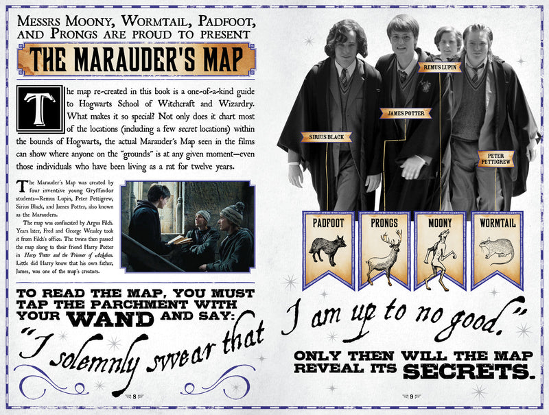 Marauder's Map Guide to Hogwarts (Harry Potter)