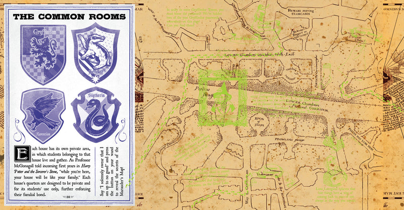 Marauder's Map Guide to Hogwarts (Harry Potter)