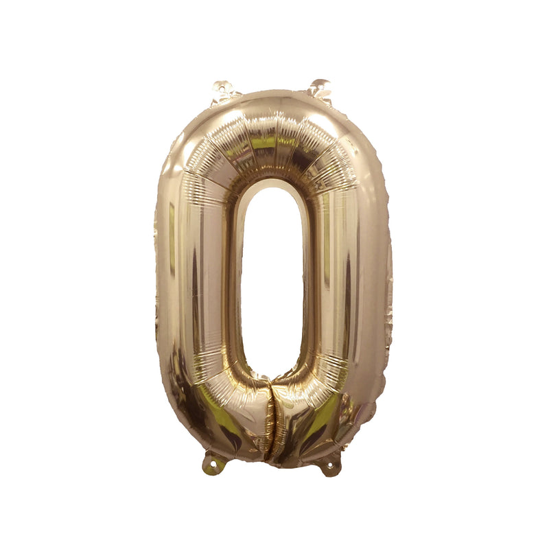 Giant Gold Mylar Foil Number Balloons (32 Inches)