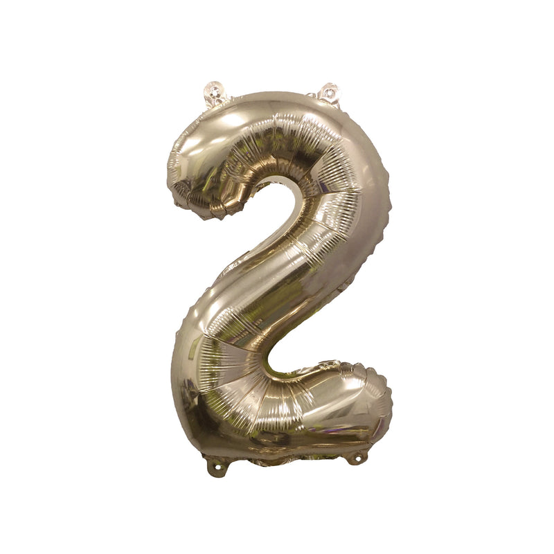 Giant Gold Mylar Foil Number Balloons (32 Inches)