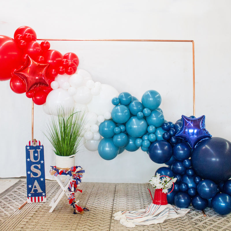 4th of July Balloon Arch - Patriotic Balloon Garland Kit