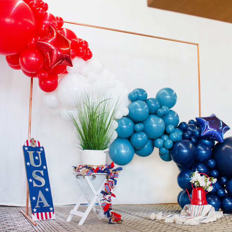 4th of July Balloon Arch - Patriotic Balloon Garland Kit