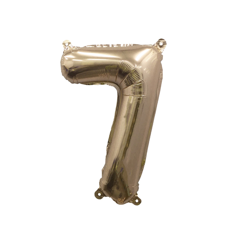 Giant Gold Mylar Foil Number Balloons (32 Inches)