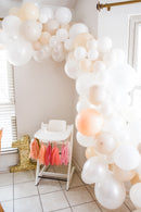 White Balloon Garland Kit (5 Feet)