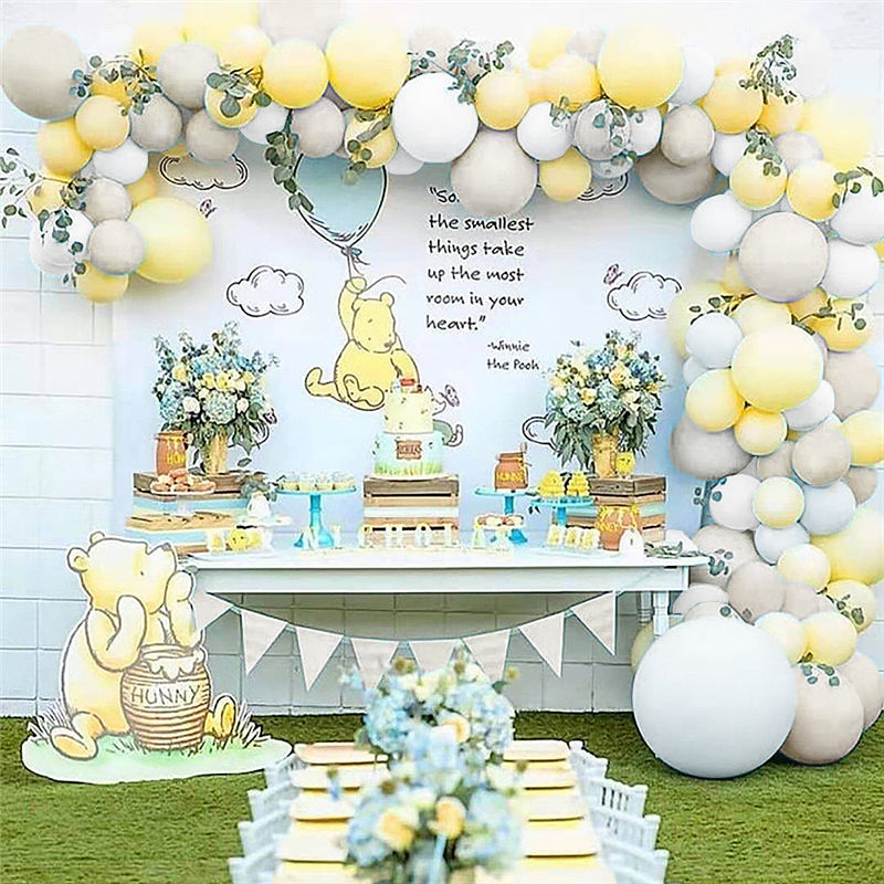 Classic Pooh Balloon Arch - Neutral Balloon Garland Kit