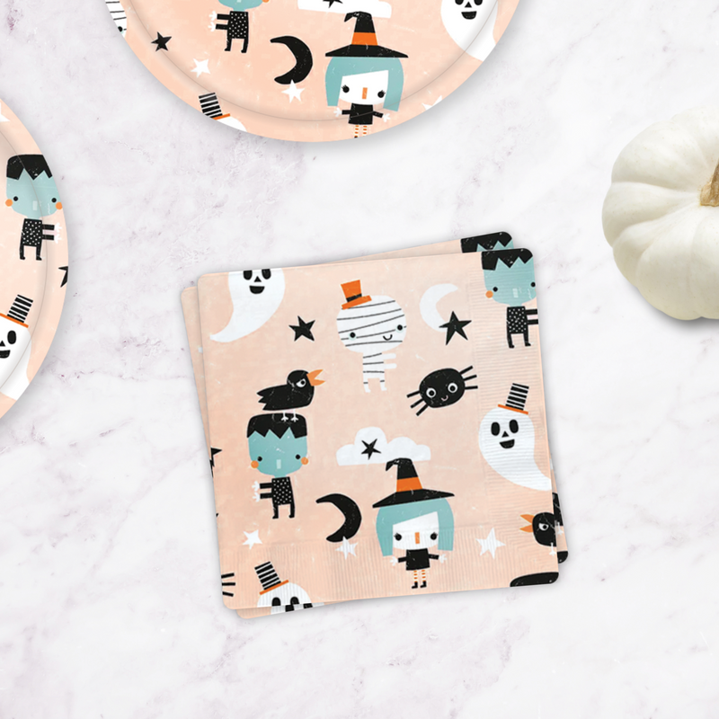 Halloween Friends Icon Paper Napkins (Set of 16)