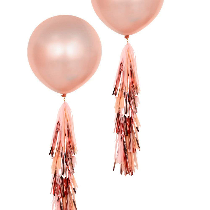 Metallic Rose Gold Tassel Tail Garland - Tassel DIY Garland Kit