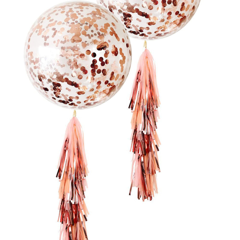 Metallic Rose Gold Tassel Tail Garland - Tassel DIY Garland Kit