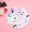Cute Iridescent Halloween Ghost Paper Plates (Set of 8)