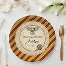 Personalized Wizard Party Plates - 8 Pack