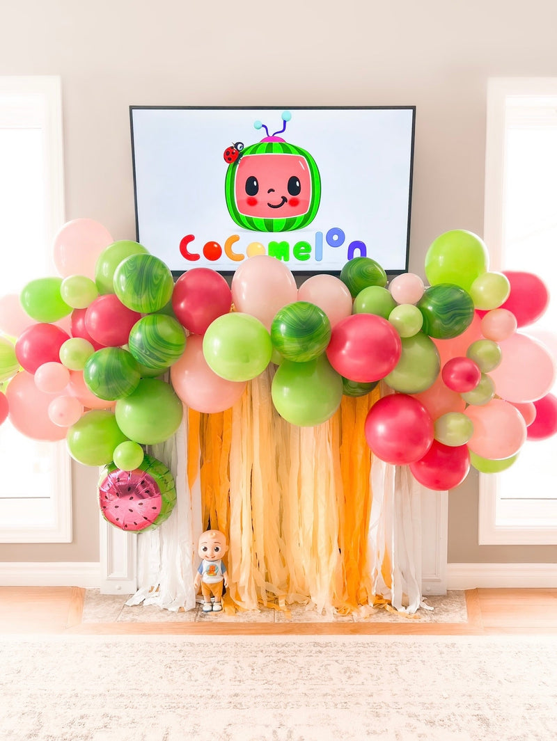 CoComelon Birthday Party DIY Balloon Garland Kit