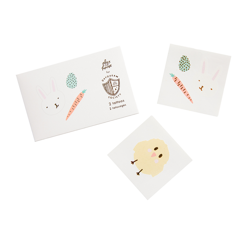 Easter Fun Temporary Tattoos by Daydream Society