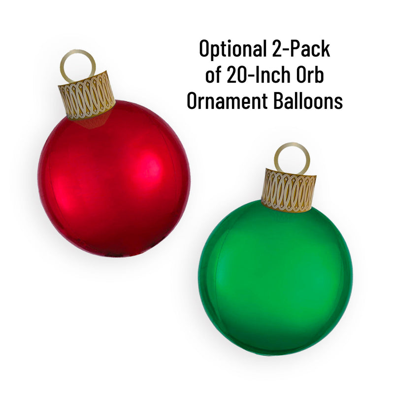 Classic Red, Green, and Gold Christmas Balloon Garland Kit