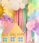 Peppa Pig Birthday Balloon Arch - Pastel Balloon Garland Kit