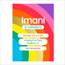 Rainbow Invite Digital Download