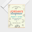 Sleepover Party Bold Invite Personalized Print
