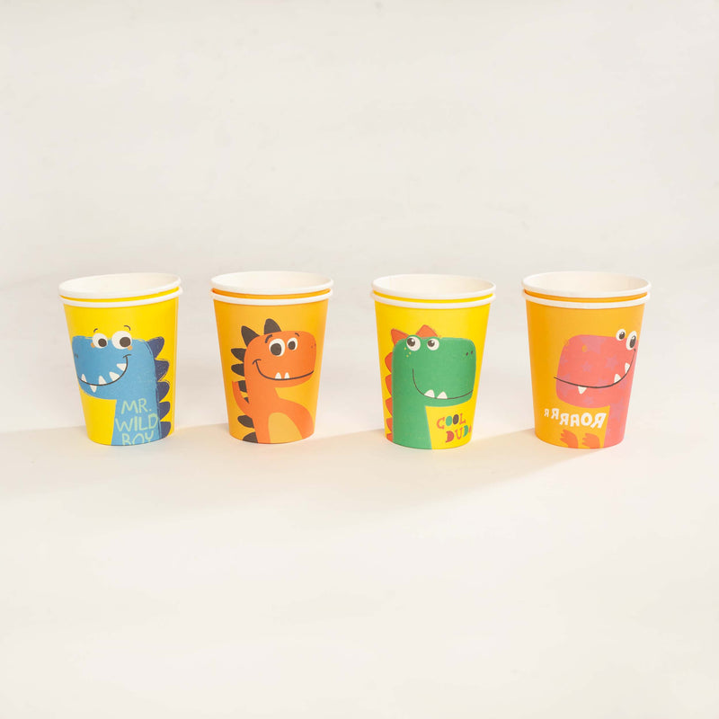 Dinosaur Party Paper Cups (Set of 8)