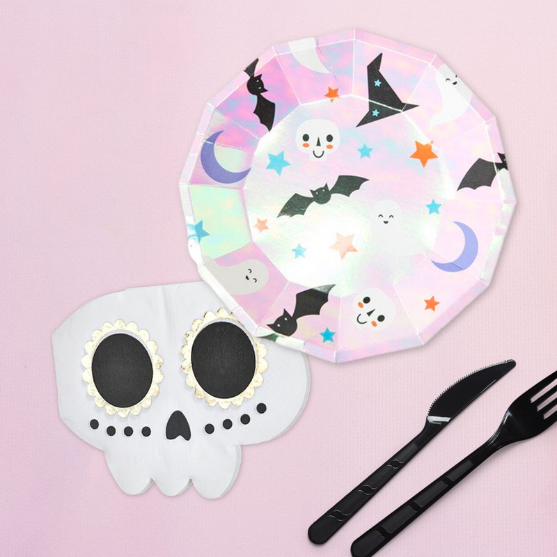 Cute Halloween Skull Napkins (Set of 20)