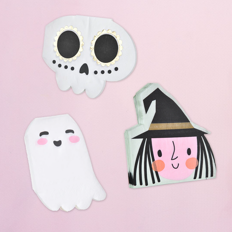 Cute Halloween Witch Napkins (Set of 20)