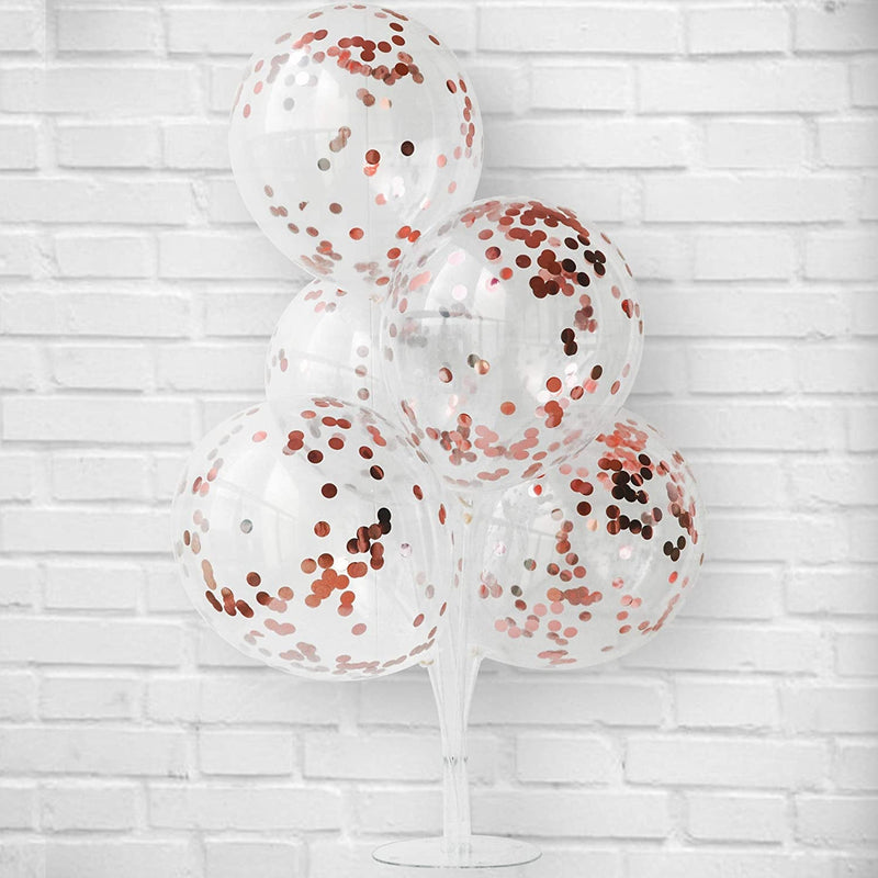 Rose Gold Balloon Arch - Confetti Balloon Garland Kit