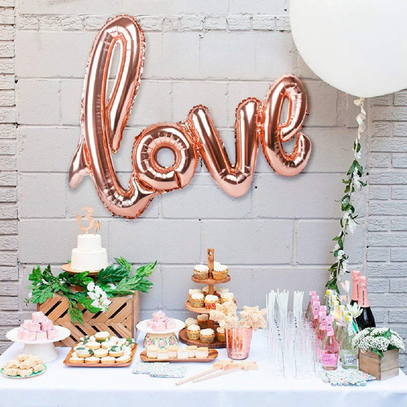 RoseGold 42-Inch Large Love Balloon