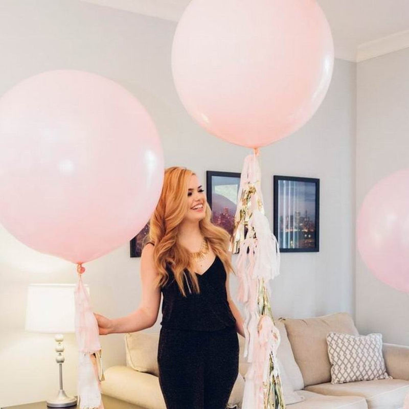 Pastel 3-Foot Giant Pastel Balloons