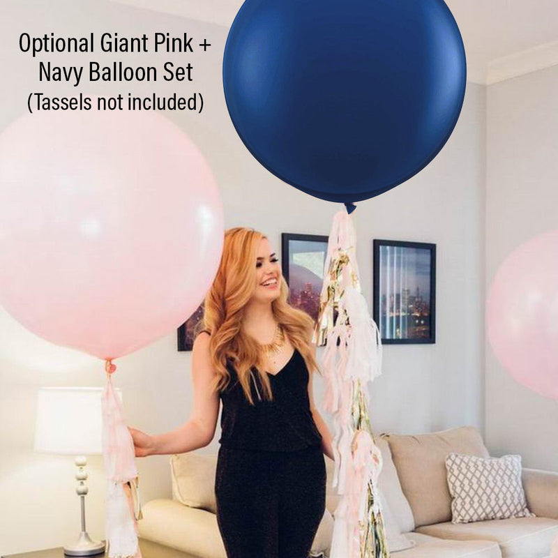 Navy, Pink & Rose Gold Balloon Garland Kit