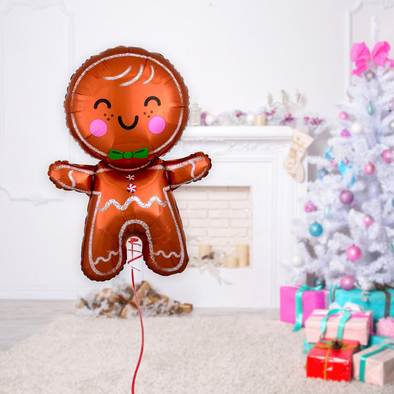 31-Inches Cute Gingerbread Man Christmas Cookie Balloon